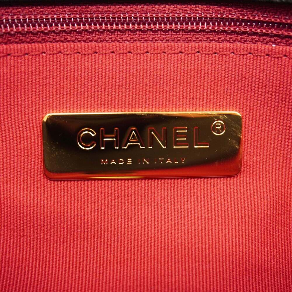 Chanel handbag, chain shoulder bag, 19, lambskin, black and gold, 2-way bag f... - Picture 5 of 9